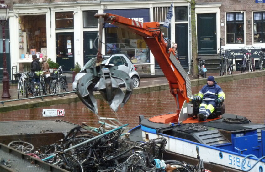 Recovering Bikes from Amsterdam’s Canals